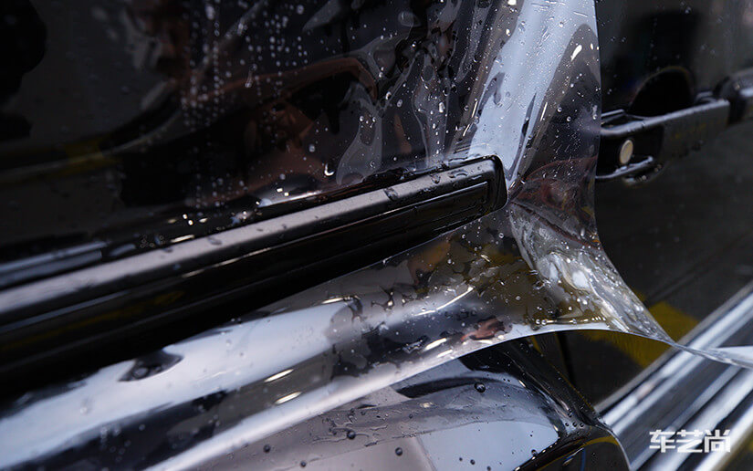 隐形车衣施工展示图