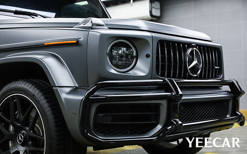 YEECAR车衣施工奔驰车头效果图