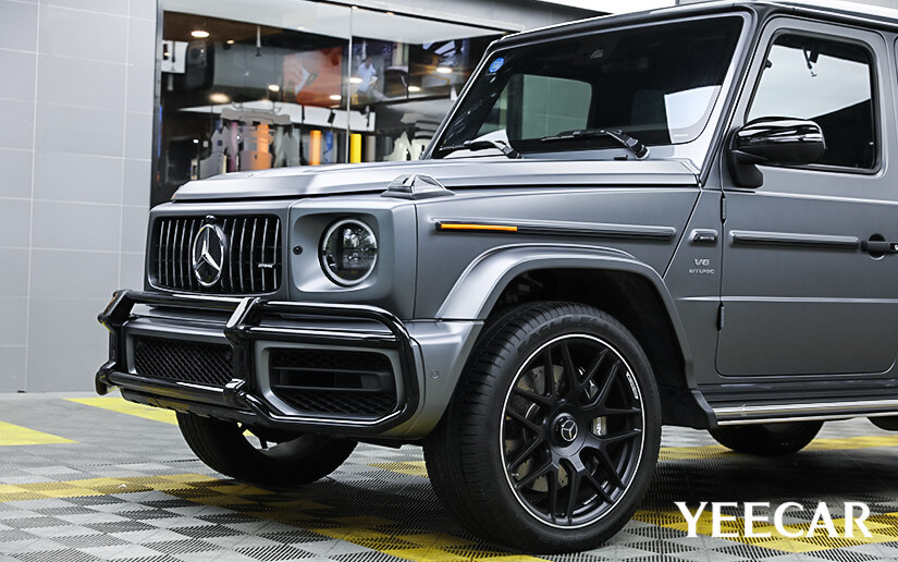 奔驰贴隐形车衣效果图