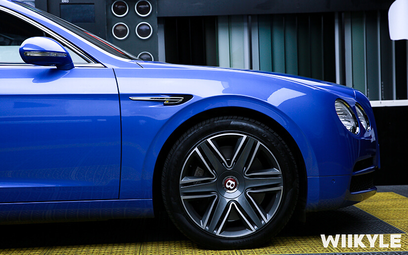 宾利车衣施工效果