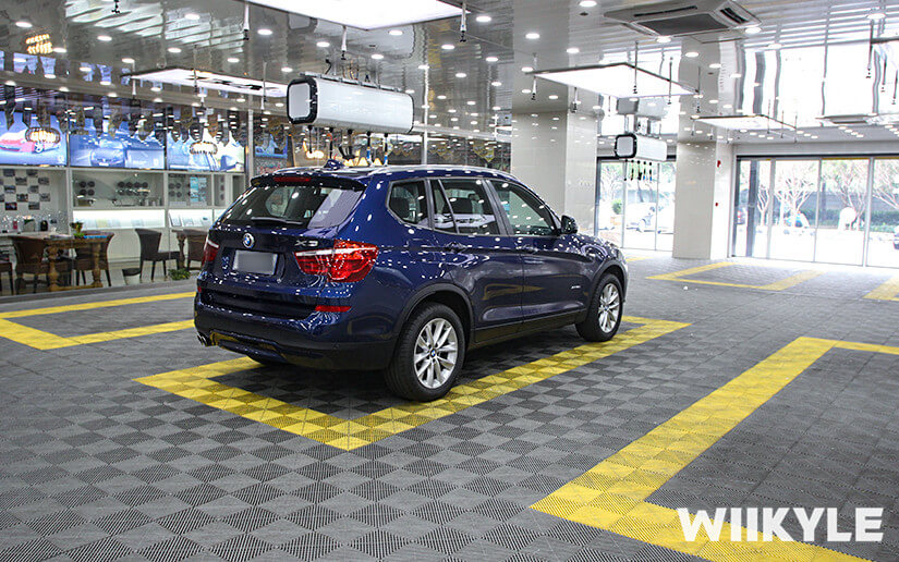 宝马X3量子蓝汽车装贴WIIKYLE隐形车效果图（2）