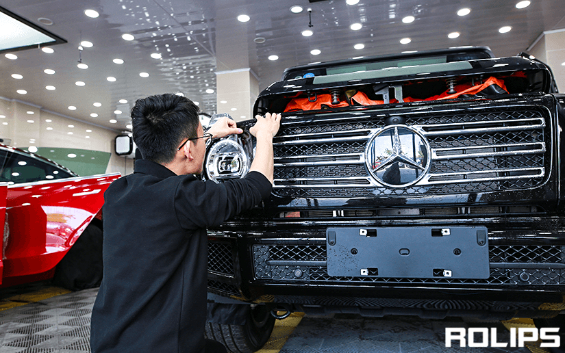 奔驰贴膜为什么选择ROLIPS隐形车衣？（1）