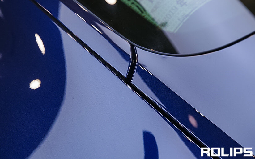 保时捷帕拉梅拉贴ROLIPS隐形车衣的细节展示