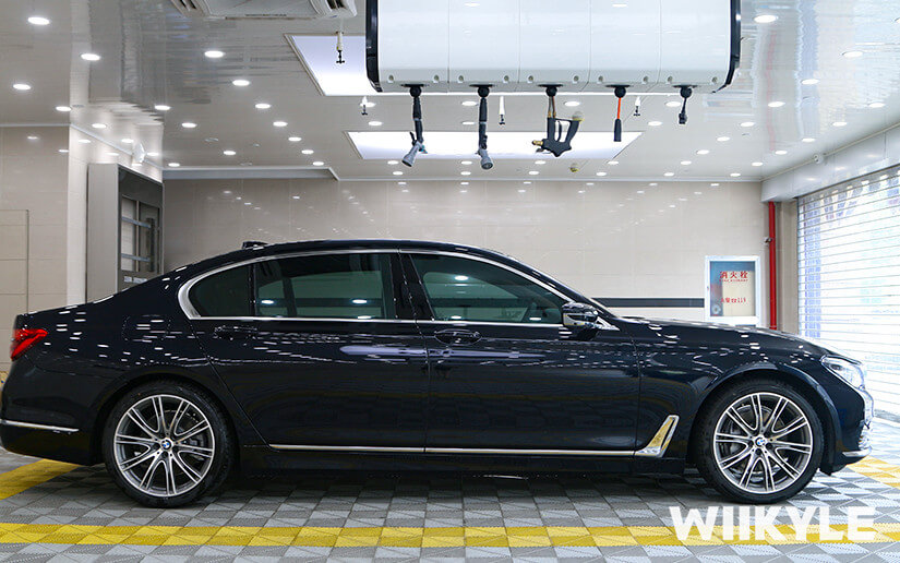 WIIKYLE隐形车衣施工黑色宝马7系作品展示（图九）