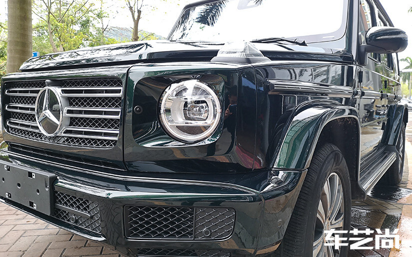 黑色奔驰贴V-KOOL汽车贴膜怎么样？（图七）