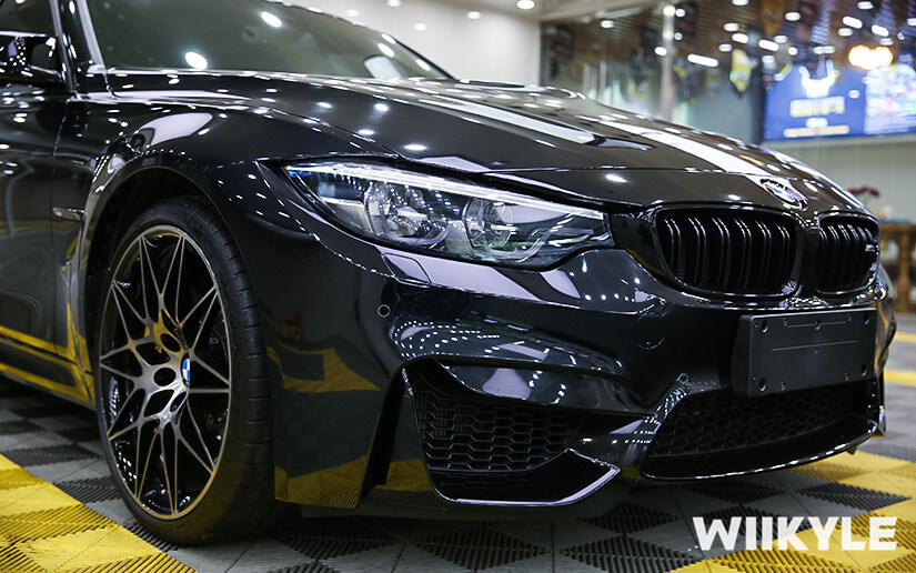 宝马M3车头近照细节图片