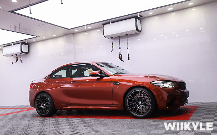 宝马M3贴隐形车衣效果图