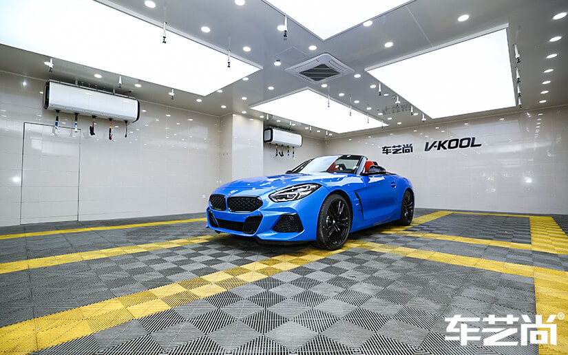 宝马施工威固漆面保护膜整车效果图