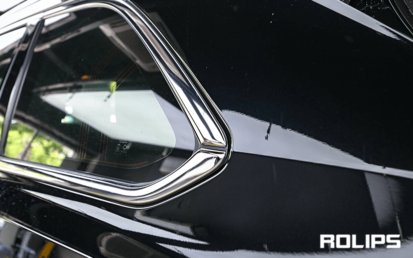 贴ROLIPS车衣的细节效果