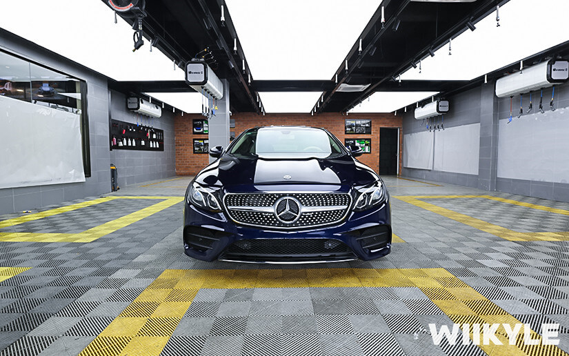 奔驰整车施工WIIKYLE漆面保护膜效果图