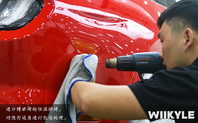 福特野马施工WIIKYLE车衣施工流程图（十一）
