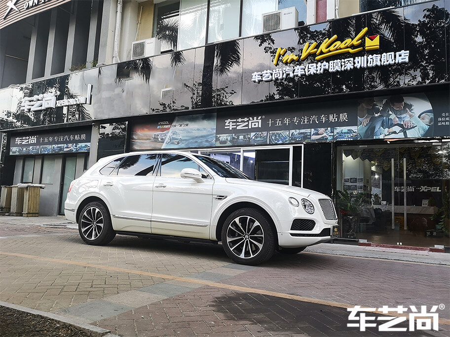 宾利添越施工威固隐形车衣效果图（四）