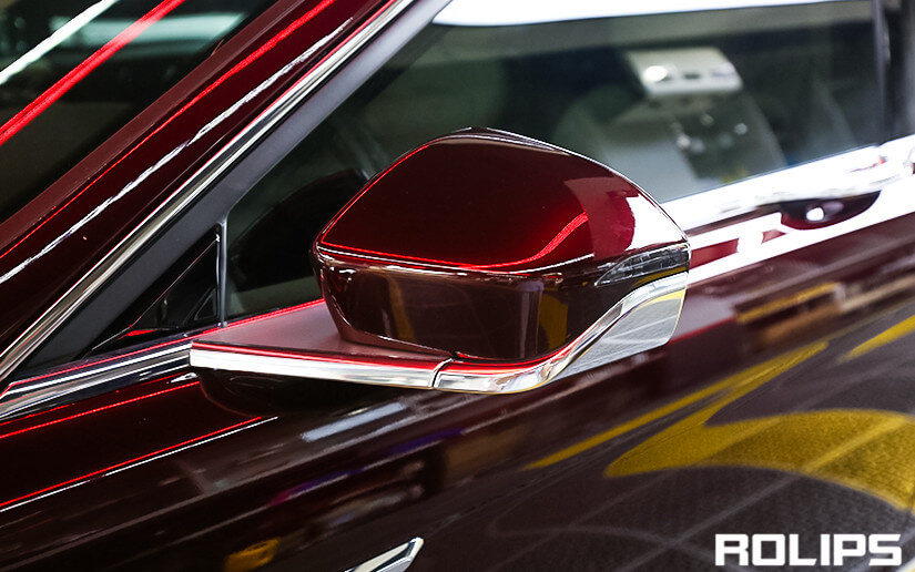 贴ROLIPS车衣的细节效果