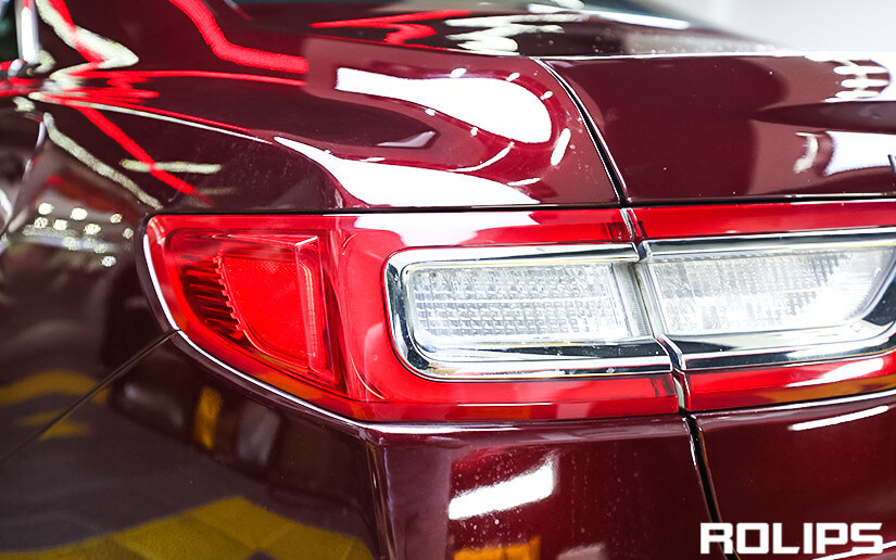 林肯大陆贴ROLIPS车衣细节展示