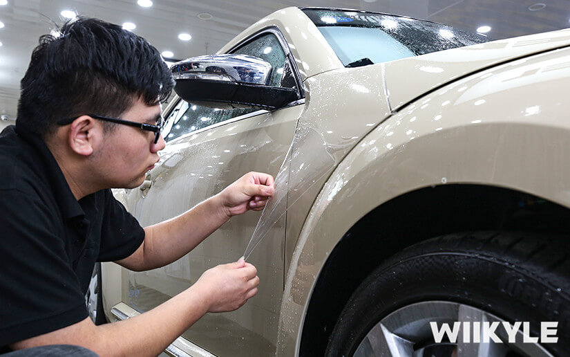 更精准的裁剪隐形车衣，避免刀裁划伤车漆