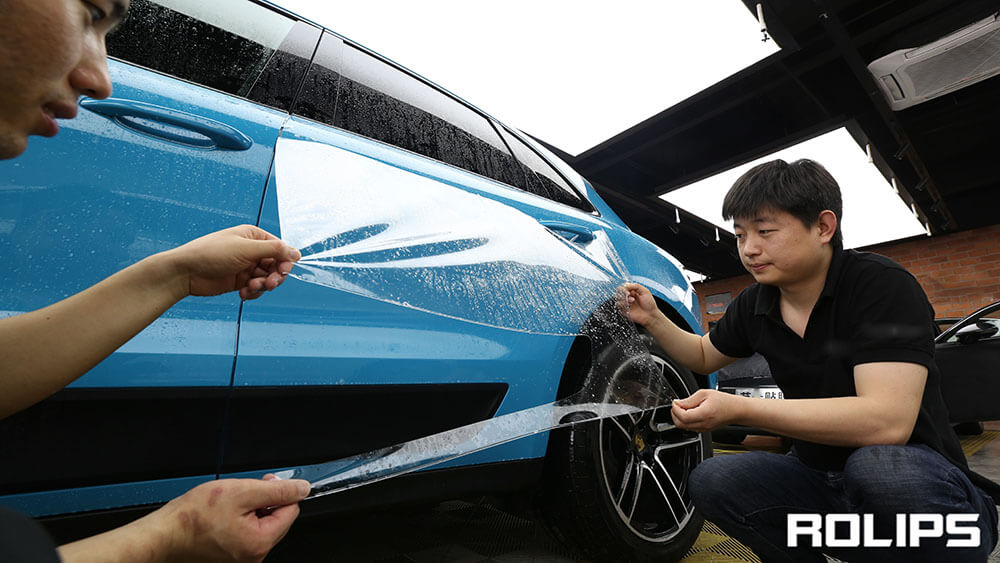 汽车贴ROLIPS隐形车衣的细节