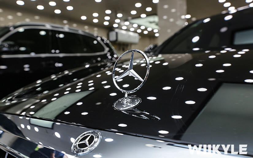 奔驰汽车贴WIIKYLE隐形车衣施工效果展示（三）