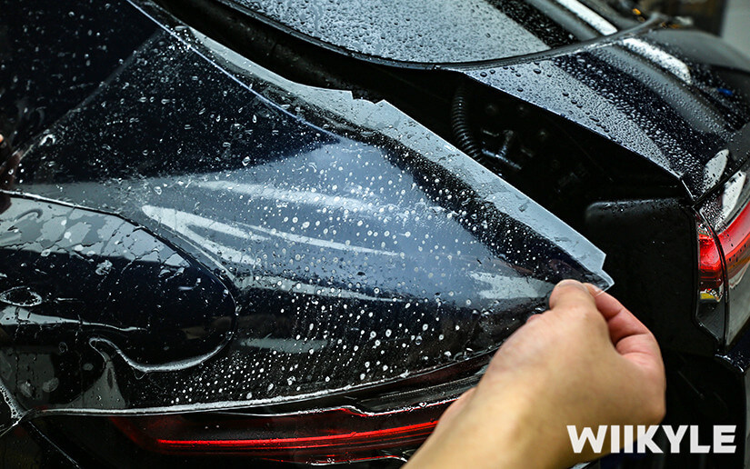 保时捷施工WIIKYLE专车专用漆面保护膜展示图（十二）