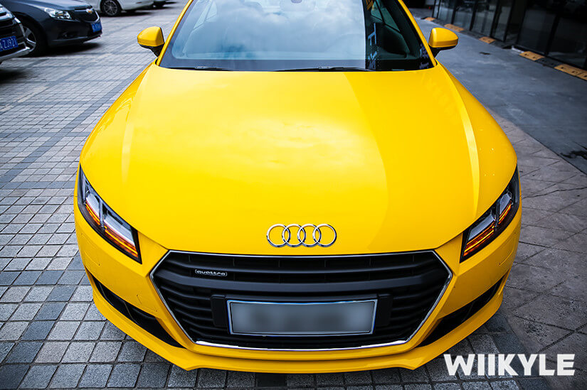 维加斯黄奥迪TT选择WIIKYLE品牌
