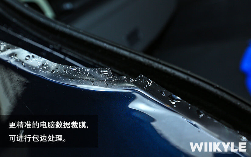 保时捷施工WIIKYLE专车专用漆面保护膜展示图（二）