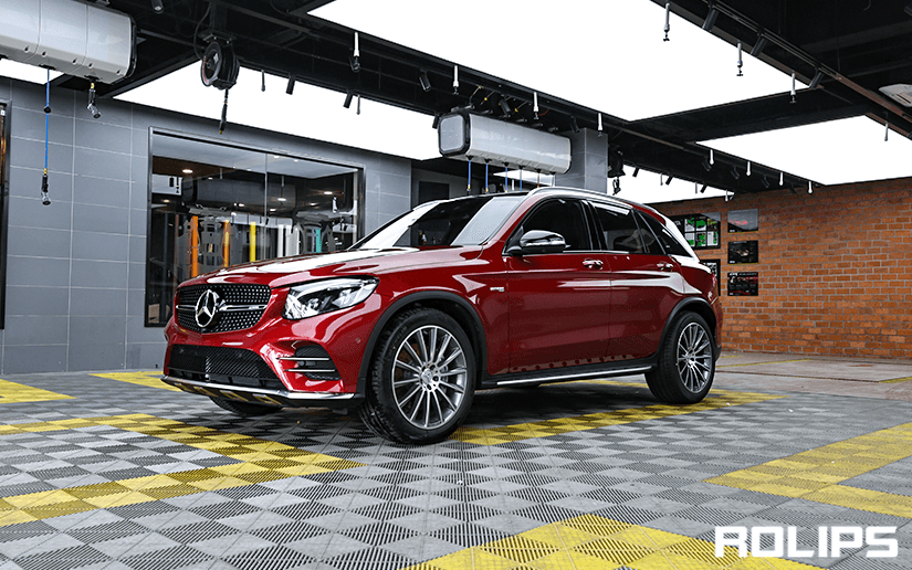 红色车贴隐ROLIPS形车衣的效果怎么样