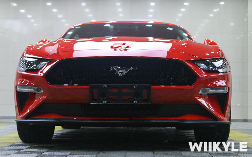 福特野马施工WIIKYLE车衣施工效果图（四）