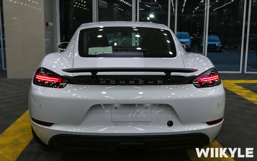 保时捷718施工WIIKYLE漆面保护膜效果展示图（3）