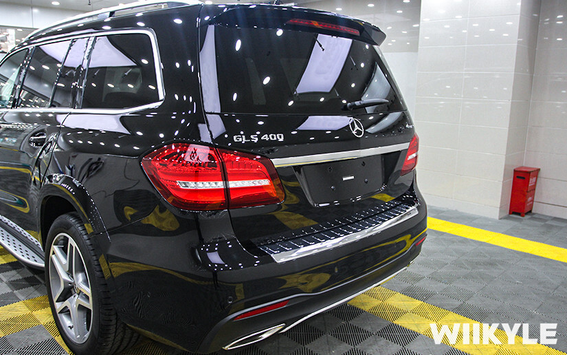 奔驰GLS400施工WIIKYLE隐形车衣效果图（一）