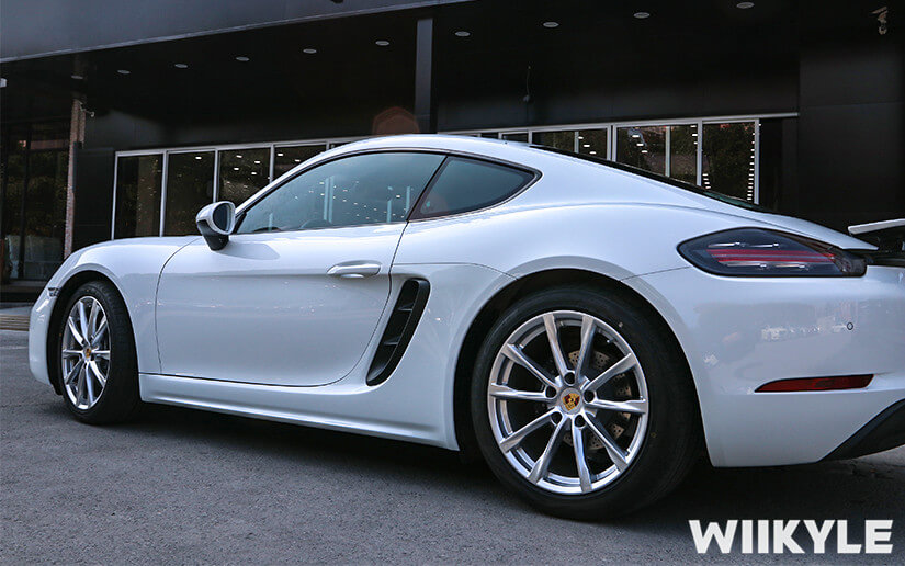 保时捷718施工WIIKYLE漆面保护膜效果展示图（13）