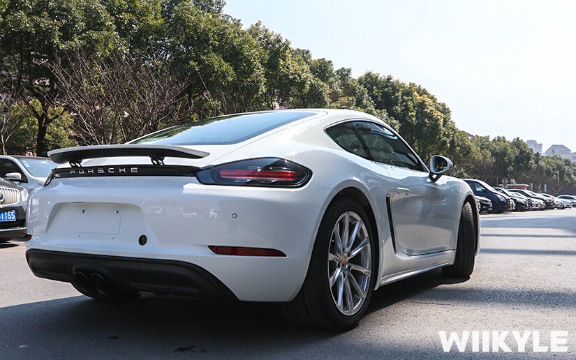 保时捷718施工WIIKYLE漆面保护膜效果展示图（16）