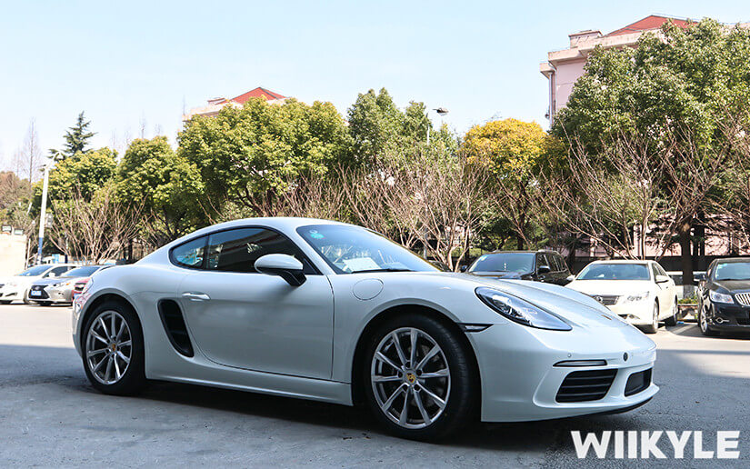 保时捷718施工WIIKYLE漆面保护膜效果展示图（18）