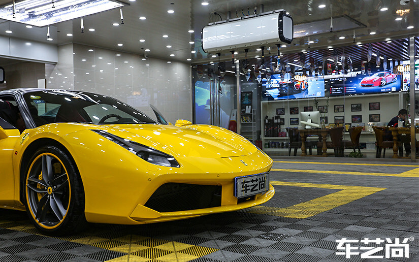 法拉利488贴威固隐形车衣（图十四）