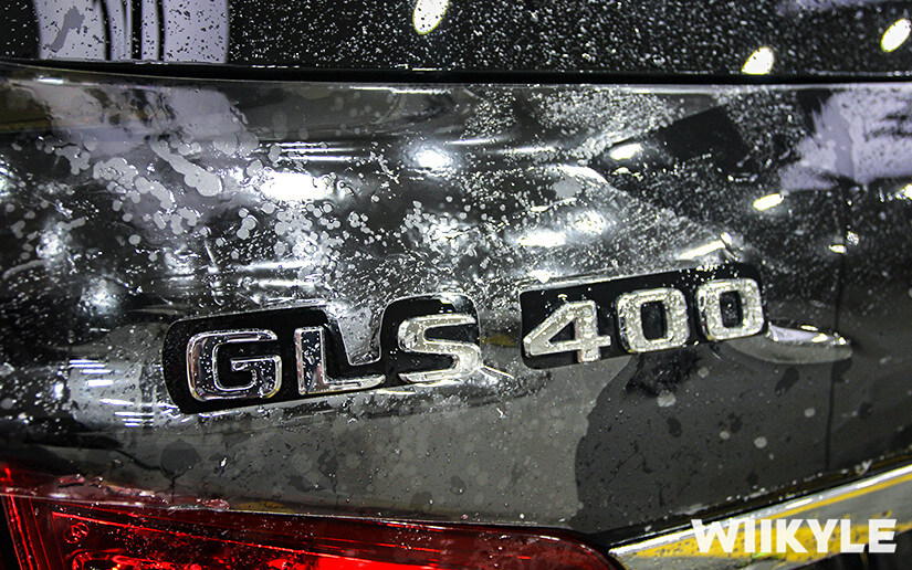 怎么样让奔驰GLS400的漆面增加光泽度（图七）