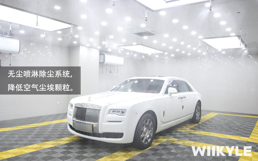 劳斯莱斯古思特在上海汽车贴膜店施工~（图三）