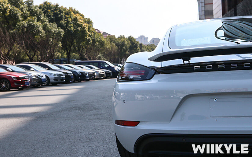 保时捷718施工WIIKYLE漆面保护膜效果展示图（12）