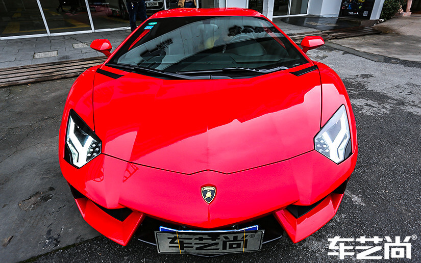 兰博基尼贴威固漆面保护膜效果图展示（7）