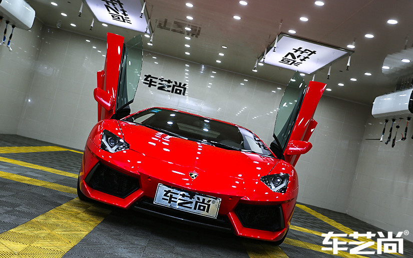 兰博基尼贴威固漆面保护膜效果图展示（14）