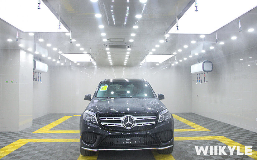 怎么样让奔驰GLS400的漆面增加光泽度（图一）