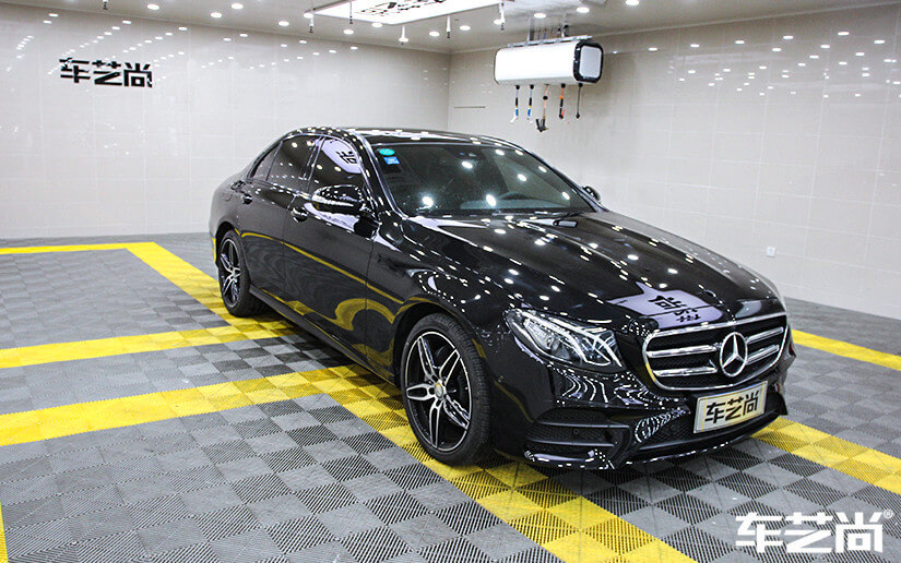 奔驰E300施工威固漆面保护膜案例展示效果（图二）