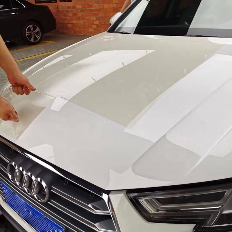 劣质车衣撕膜后（1）