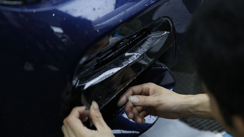 隐形车衣施工过程展示