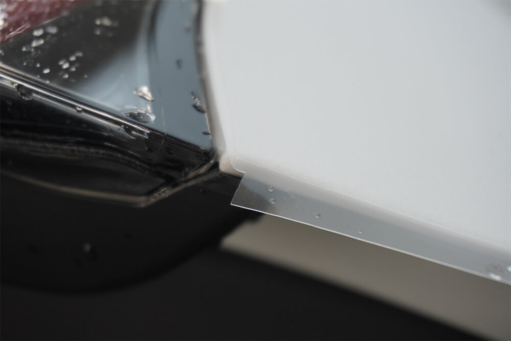 YEECAR隐形车衣施工过程展示（图七 预留包边）